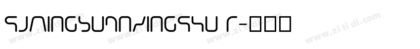 SJmingyuanxingshu R字体转换